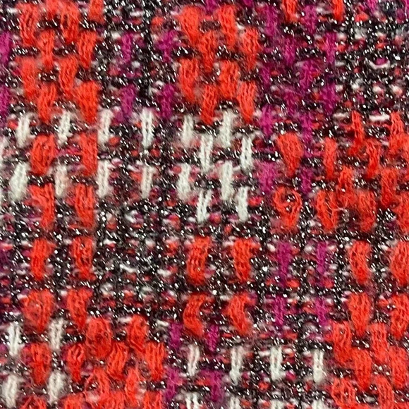 NWT Zara RUFFLED KNIT Cropped TOP Sweater Multi Color plaid - Picture 8 of 12